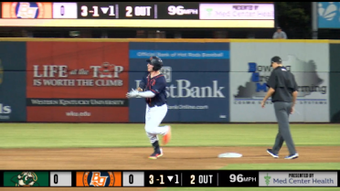 Witherspoon's third playoff homer for Hot Rods