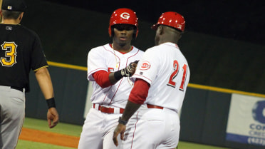 Reds hang on to earn first win in franchise history, 13-12