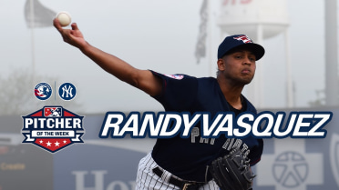 Randy Vasquez Named MiLB’s Eastern League Pitcher of the Week