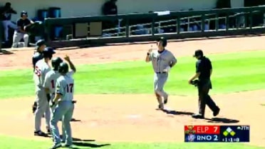El Paso's Coleman parks a three-run homer
