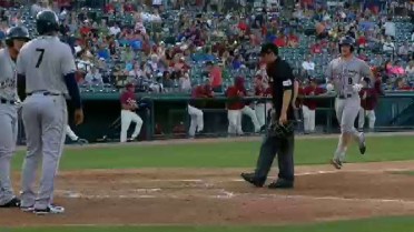 San Antonio's McGee hits three-run homer