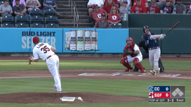 Berryhill crushes home run for Hooks first run 