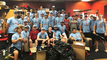 THE INLAND EMPIRE 66ERS SUPPORT HURRICANE HARVEY RELIEF AT LAST 2017 HOME GAME