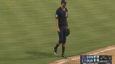 Faria's ninth strikeout for Durham