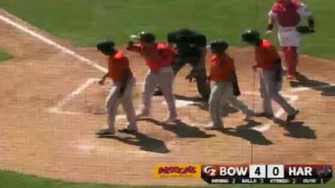 Bowie's Salcedo smacks grand slam to right in second