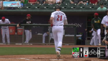 A's Soderstrom goes yard for Lugnuts