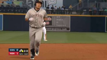 Sky Sox's Choi hammers two-run dinger