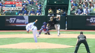 Brandon Grudzielanek drives in two