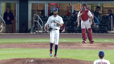 Sánchez's eighth strikeout for Lehigh Valley