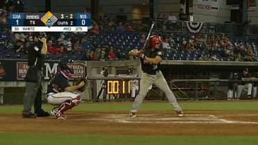White's two-run double for Lookouts
