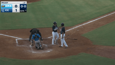 Corpus Christi's Berryhill homers, breaks up perfecto
