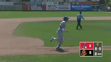Stockton's Theroux belts second home run