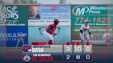 Dash rally to setback Red Sox 3-2