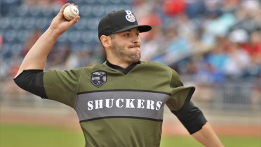 Jankins Tosses First Complete Game of Career As Shuckers Top Barons