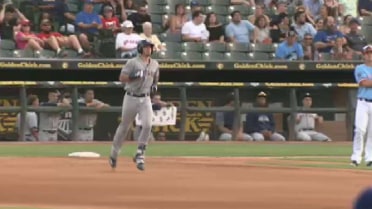 Sky Sox's Nottingham drives one out