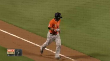 Tides' Andino hits second homer