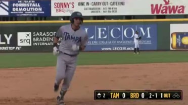 Tampa's Aguilar knocks solo homer