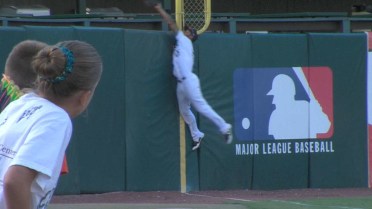 On June 30th, 2017 Luis Silverio made a leaping grab