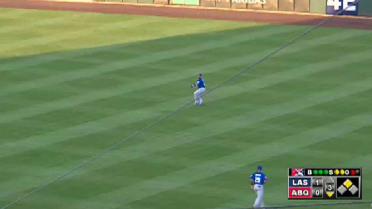 51s' Brentz throws out runner at plate