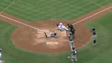 Almonte hits inside-the-park homer for Quad Cities