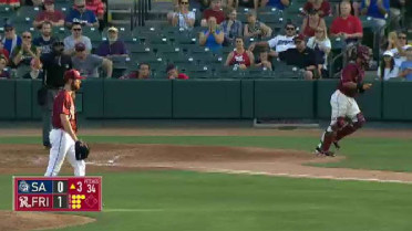 Hamels finishes outing with strikeout for Frisco