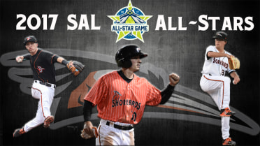 Shorebirds to Send Three to SAL All-Star Game