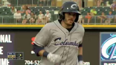 Eric Stamets gives Columbus the lead on a homer