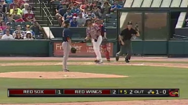 Rochester's Rodriguez rips homer to left