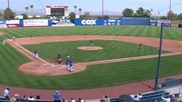 Las Vegas' Decker goes deep for a two-run shot