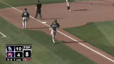 New Hampshire's Dean cracks second homer of game