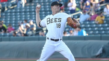 Bridwell posts seven zeros in Bees' one-hitter