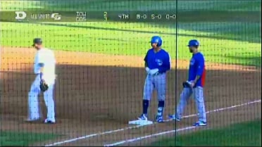 I-Cubs' Young singles in one