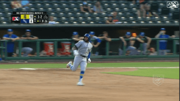 Dawson doubles down the line for Skeeters