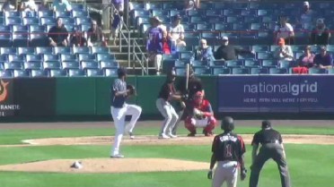 Rochester's Wade hits his first Triple-A homer