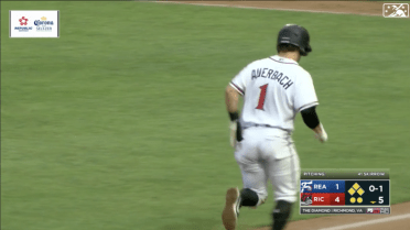 Richmond's Auerbach lines a grand slam to right field