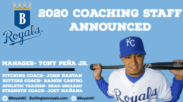 PRESS RELEASE: Burlington Royals Announce 2020 Coaching Staff