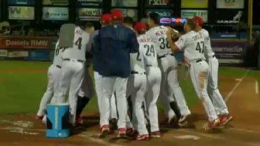Cowgill's walk-off homer for IronPigs
