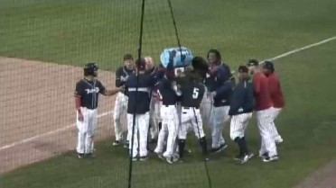 Pentecost's walk-off single for Fisher Cats
