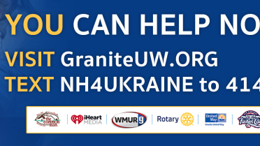 Fisher Cats partner with The Common Man to support NH Relief for Ukraine