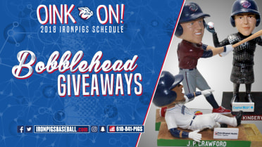 IronPigs announce four bobblehead giveaways