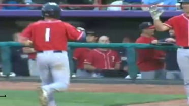 Guillotte hammers a homer for Fisher Cats