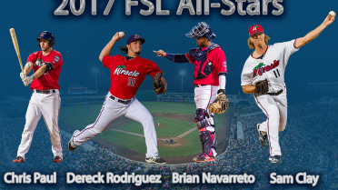 Paul, Rodriguez, Navarreto and Clay Named Florida State League South All-Stars