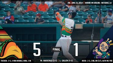 Tacos cook up a series win over the Crawdaddys in NOLA