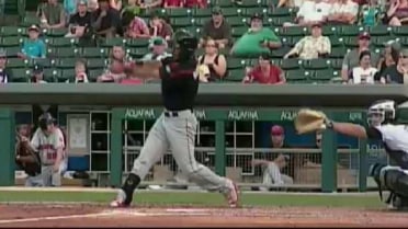 Rosario belts firsts homer with Red Wings