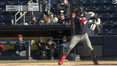 Hall homers, doubles twice for IronPigs