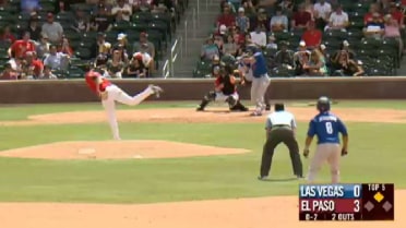 El Paso's Lamet fans sixth batter of game