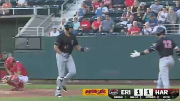Erie's Moya launches his first homer with Erie
