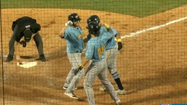 Rays' Roach slams a pair of homers for Biscuits 