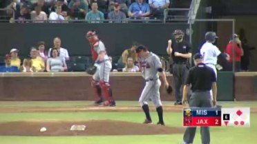 Allard records 10th strikeout for M-Braves