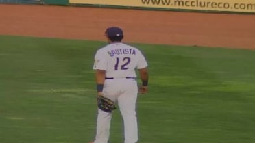 Bautista's rocket throw gets double play for Spikes